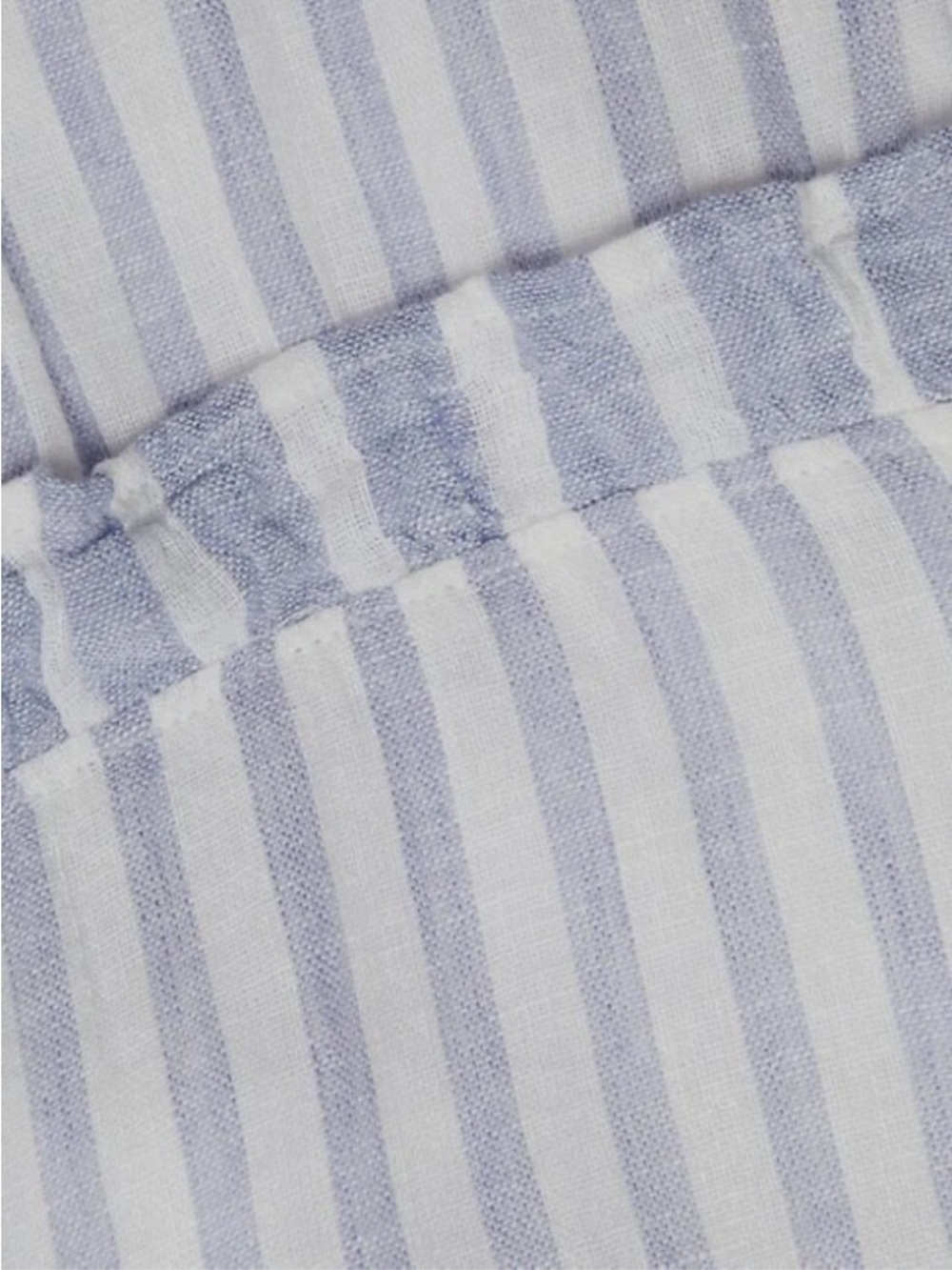 Rails Sandy mini dress blue iris striped linen blend Medium - Picture 6 of 13